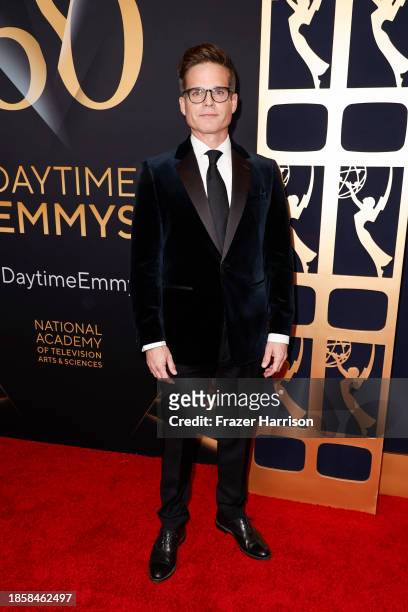Greg Rikaart attends the 50th Daytime Emmy Awards at The Westin Bonaventure Hotel & Suites, Los Angeles on December 15, 2023 in Los Angeles,...