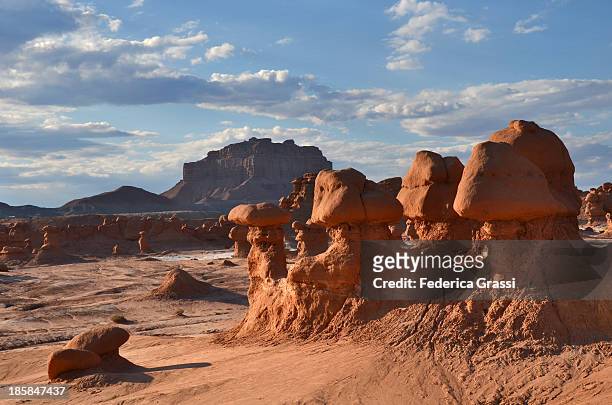 Goblin Valley and its delicate sandstone hoodoo formations.