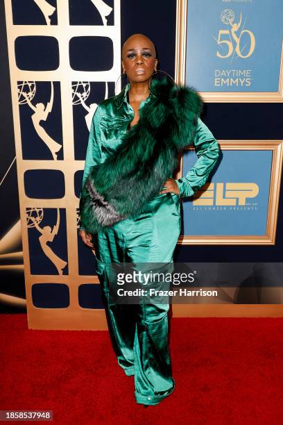Tanisha Grant attends the 50th Daytime Emmy Awards at The Westin Bonaventure Hotel & Suites, Los Angeles on December 15, 2023 in Los Angeles,...