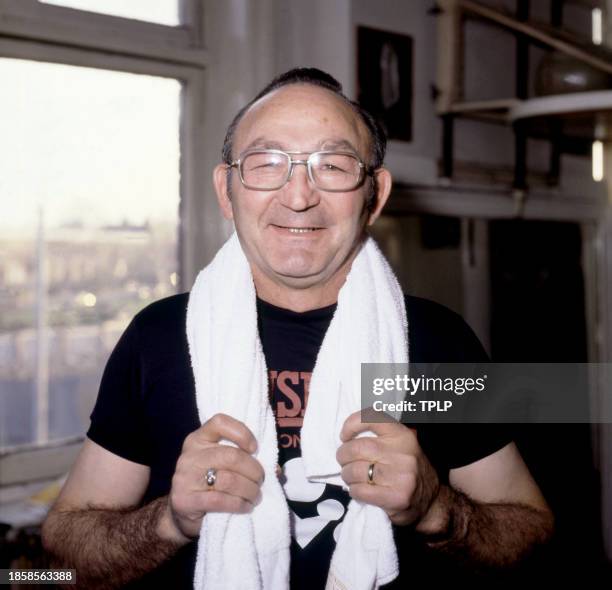 American former welterweight boxer and manager Carmen Basilio poses for a portrait in London, England, December 1, 1978.