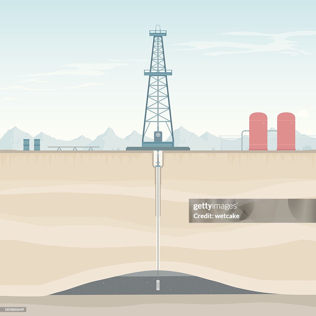 Oil Rig Diagram High-Res Vector Graphic - Getty Images