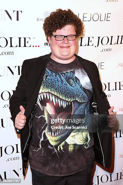 Actor Jesse Heiman arrives at the Flaunt Magazine in celebration of the launch of LeJolie.com in association with In True Fashion charitable...