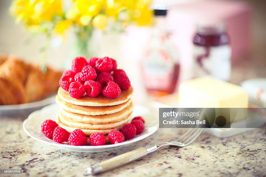 Raspberry Pancakes