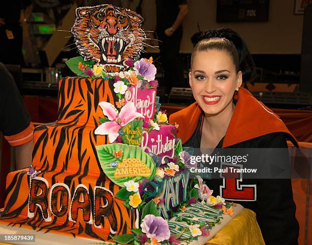 Katy Perry celebrated her 29th birthday on Friday, Oct. 25 with a private concert for Lakewood High School in Lakewood Colorado. Lakewood won the...