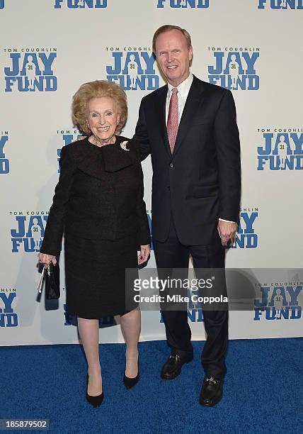 Ann Mara and New York Football Giants co-owner/son John Mara attend the Ninth Annual Tom Coughlin Jay Fund "Champions For Children Gala" at Cipriani...