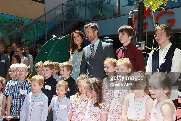 Prince Frederik and Princess Mary of Denmark visit Sydney Children's Hospital in Sydney on October 26, 2013. The couple are on a five day official...