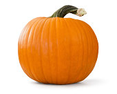 pumpkin with clipping path