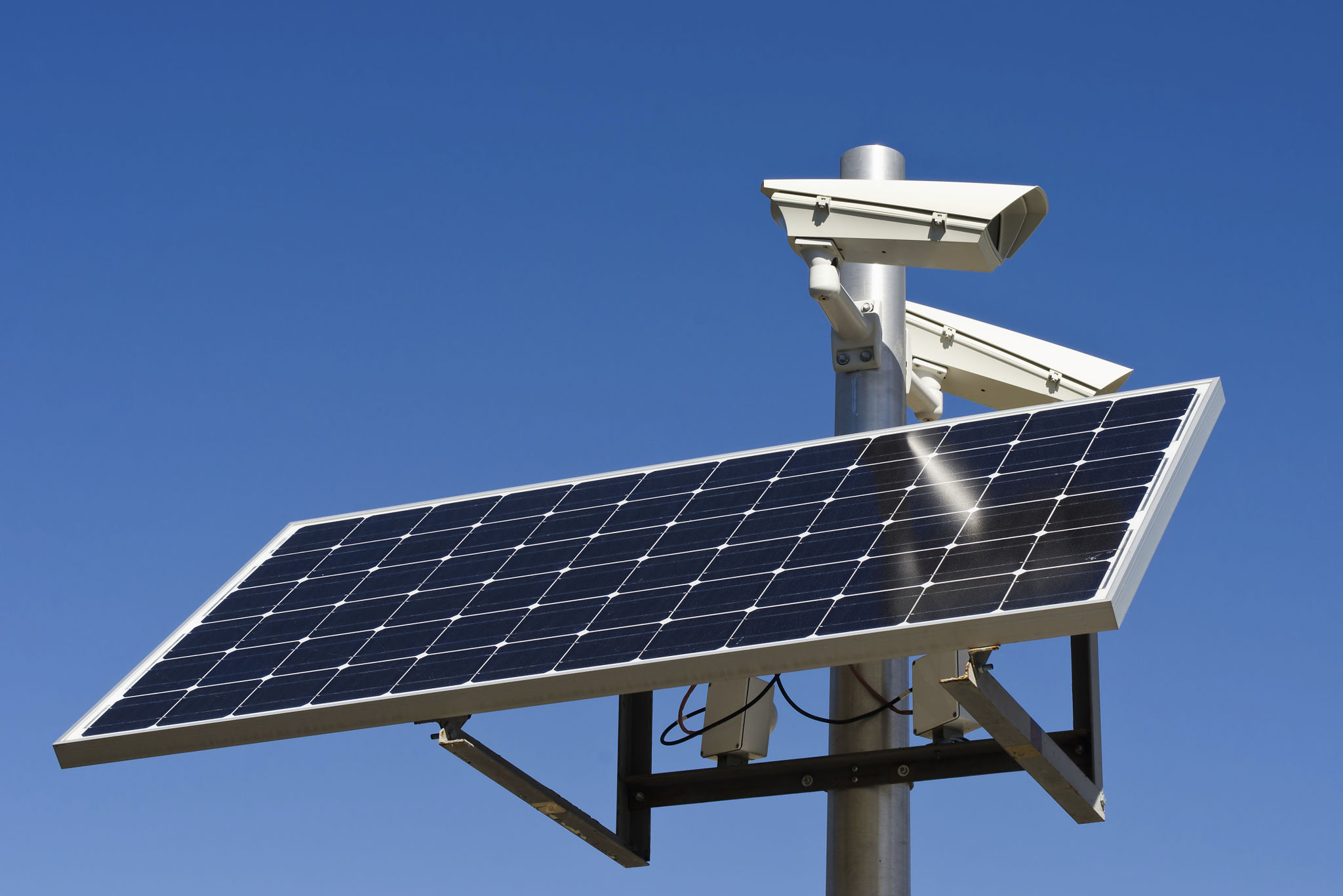 solar panel camera