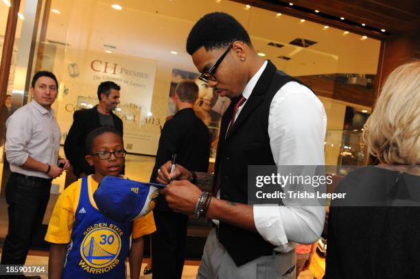 Kent Bazemore attends the David Yurman Launches The Meteorite Collection With Kent Bazemore at Westfield Valley Fair on October 25, 2013 in Santa...