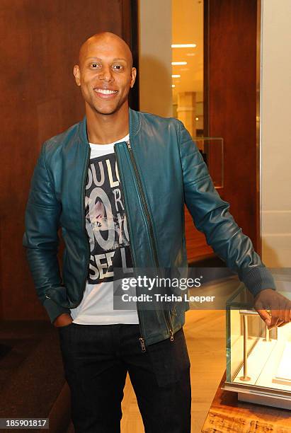 Jordan Stewart attends the David Yurman Launch of The Meteorite Collection With Kent Bazemore at Westfield Valley Fair on October 25, 2013 in Santa...