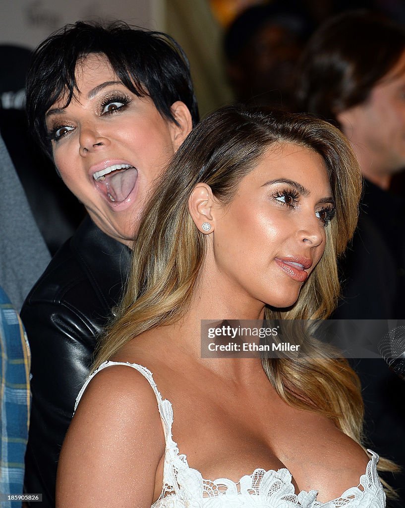 Kim Kardashian Celebrates Her Birthday At Tao Nightclub
