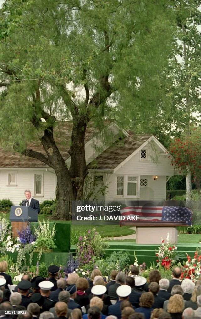 US-NIXON HOME AND CLINTON