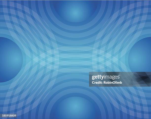 circle waves blue - network pattern vector stock illustrations