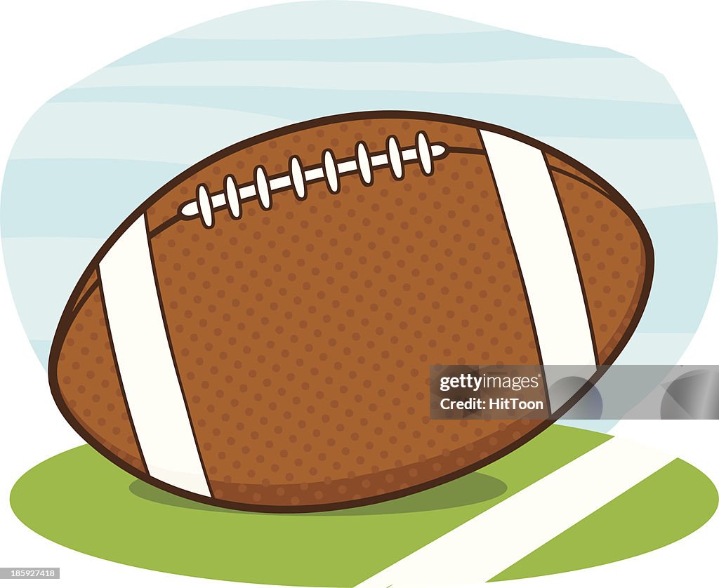 Pelota De Fútbol Americano Ilustración Dibujo Animado Con Fondo Ilustración de stock - Getty Images Pelota De Fútbol Americano Ilustración Dibujo Animado Con Fondo Ilustración de stock - Getty Images