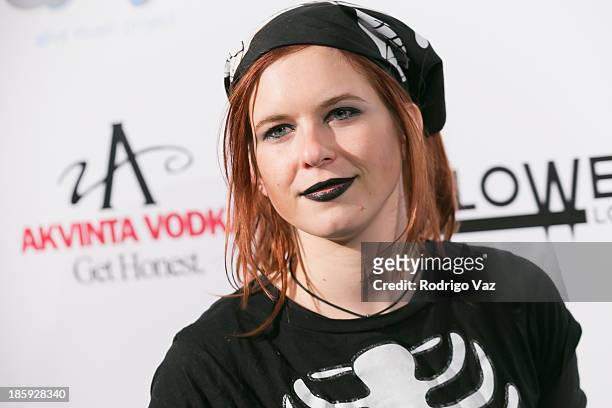 Actress Magda Apanowicz attends Fred and Jason's 8th Annual "Halloweenie" Holiday Concert by The Gay Men's Chorus Of Los Angeles at Los Angeles...