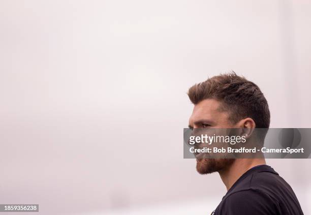 Exeter Chiefs' Henry Slade during the Investec Champions Cup match between Exeter Chiefs and Munster Rugby at Sandy Park on December 17, 2023 in...