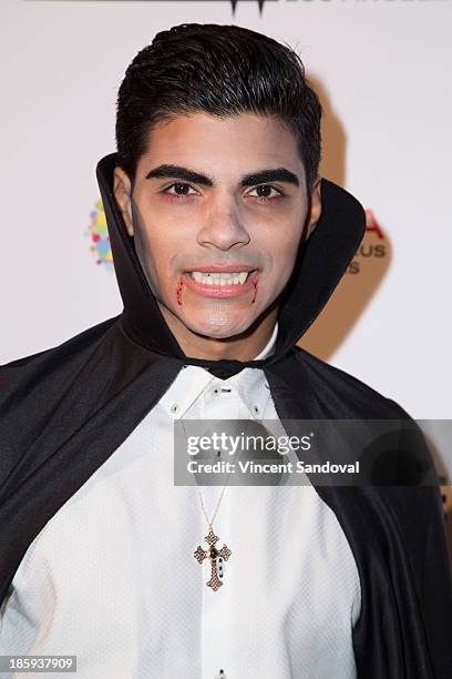 Actor Marlon Aquino attends Fred and Jason's 8th annual Halloweenie holiday concert by the Gay Men's Chorus of Los Angeles at Los Angeles Theatre on...