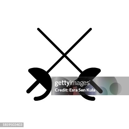 Fencing Sword Universal Simple Solid Icon. This Icon Design is Suitable for Infographics, Web Pages, Mobile Apps, UI, UX, and GUI design. Fencing Sword Universal Simple Solid Icon. This Icon Design is Suitable for Infographics, Web Pages, Mobile Apps, UI, UX, and GUI design.
