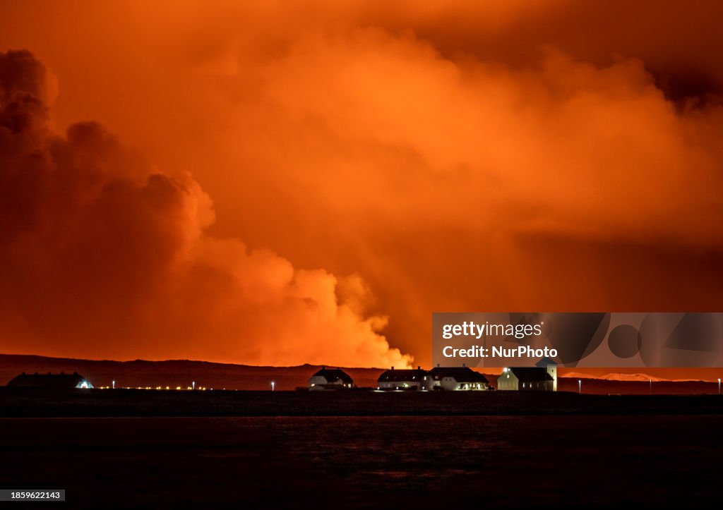 Volcano Erupts Near Grindavik