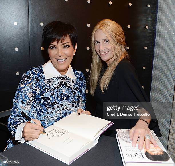 Kris Jenner and Cici Bussey attend Kardashian Khaos in the Mirage Hotel and Casino on October 26, 2013 in Las Vegas, Nevada.