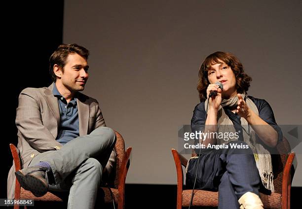 Afternoon Delight" writer/director Jill Soloway speaks onstage at the Film Independent Forum at the DGA Theater on October 26, 2013 in Los Angeles,...