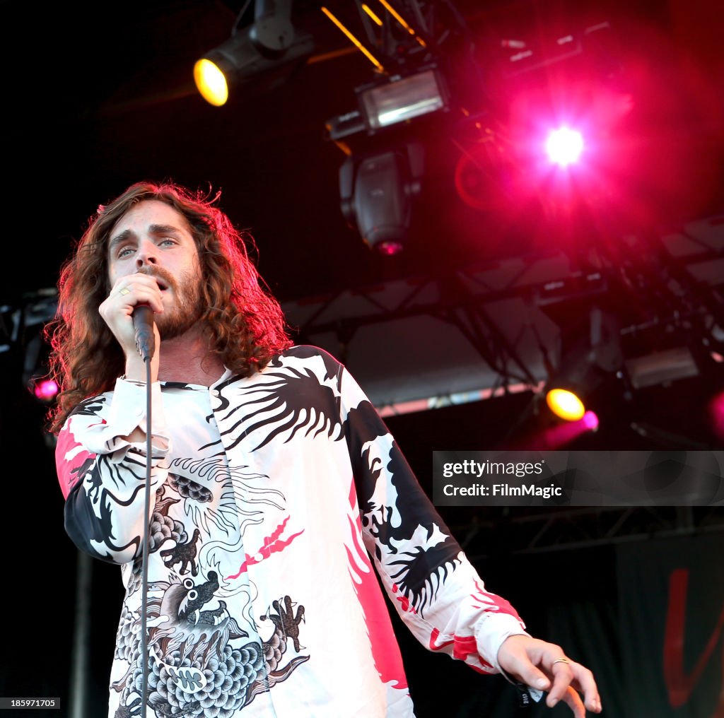 Sam Martin Singer Singer Sam Martin of Youngblood Hawke perform onstage during day 1 of ...