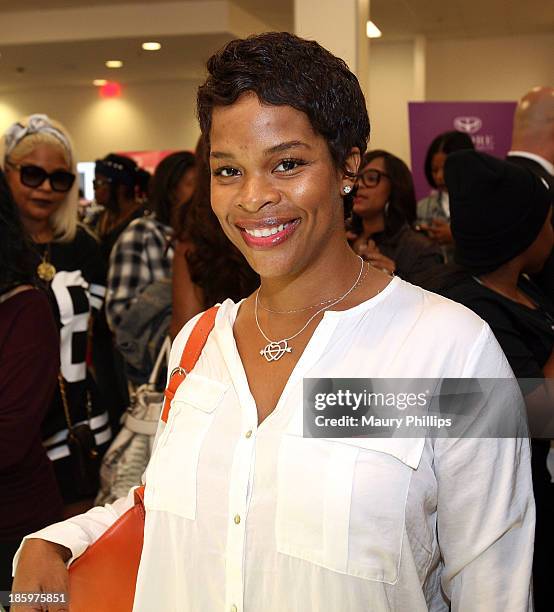 Monique Jackson attends Amore by Simone I. Smith Collection Debut at Kohl's on October 26, 2013 in Los Angeles, California.