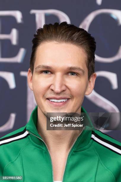 Chris Kowalski attends the UK premiere of "Percy Jackson And The Olympians" at Odeon Luxe Leicester Square on December 16, 2023 in London, England.