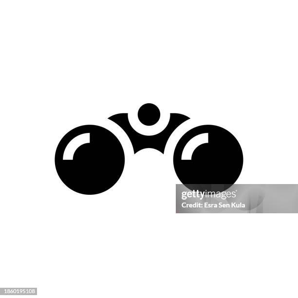 foresight universal simple solid icon. this icon design is suitable for infographics, web pages, mobile apps, ui, ux, and gui design. - user experience research stock illustrations