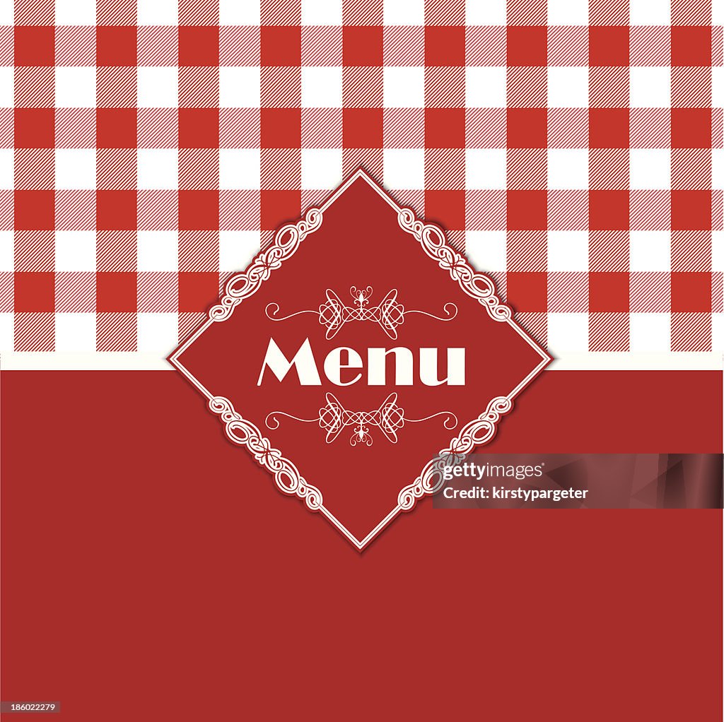 Menu Back Pattern Gingham Pattern Menu Design High-Res Vector Graphic - Getty Images