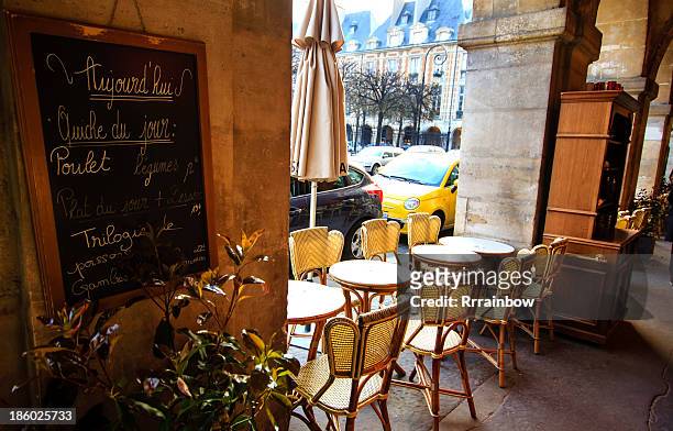Café at Place de Vosges, Marais, Paris