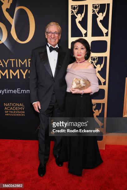 Maury Povich and Connie Chung attend the 50th Daytime Emmy Creative Arts and Lifestyle Awards at The Westin Bonaventure Hotel & Suites, Los Angeles...