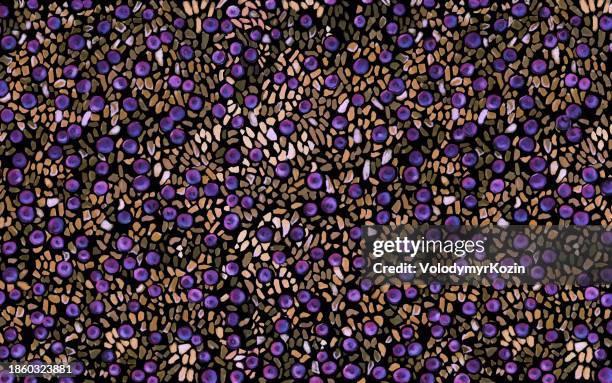 stylized background based on the ornament of a glade covered with berries - blueberries background stock illustrations