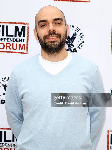 The Crash Reel" and "Waste Land" editor Pedro Kos attends the Film Independent forum at the DGA Theater on October 27, 2013 in Los Angeles,...