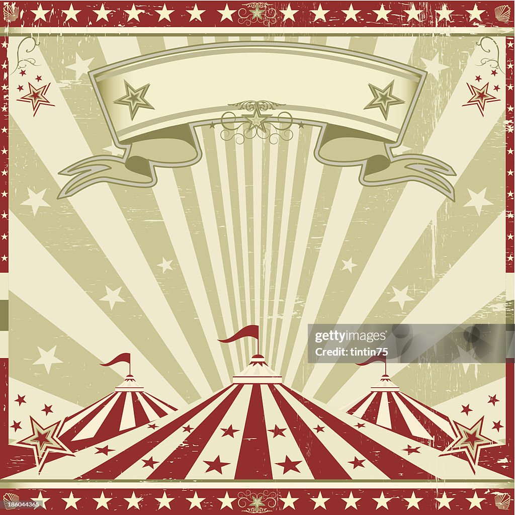 Red Circus Square Vintage Red Circus High-Res Vector Graphic - Getty Images
