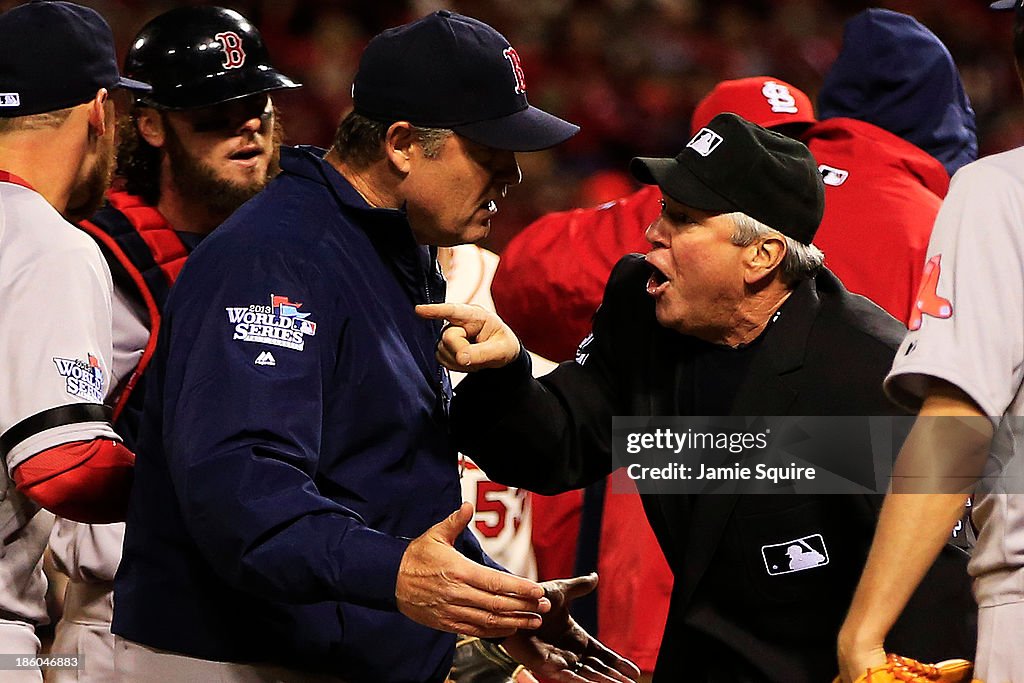 World Series - Boston Red Sox v St Louis Cardinals - Game Three