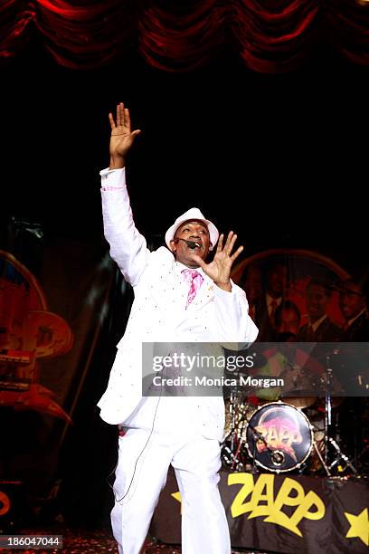 Terry Troutman performs at the O'Jays 8th Annual Celebrity Scholarship Weekend Masquerade Ball at TW Theater on October 25, 2013 in Las Vegas, Nevada.