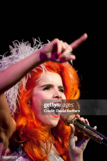 Paloma Faith performs on stage at Royal Concert Hall on October 26, 2013 in Nottingham, United Kingdom.