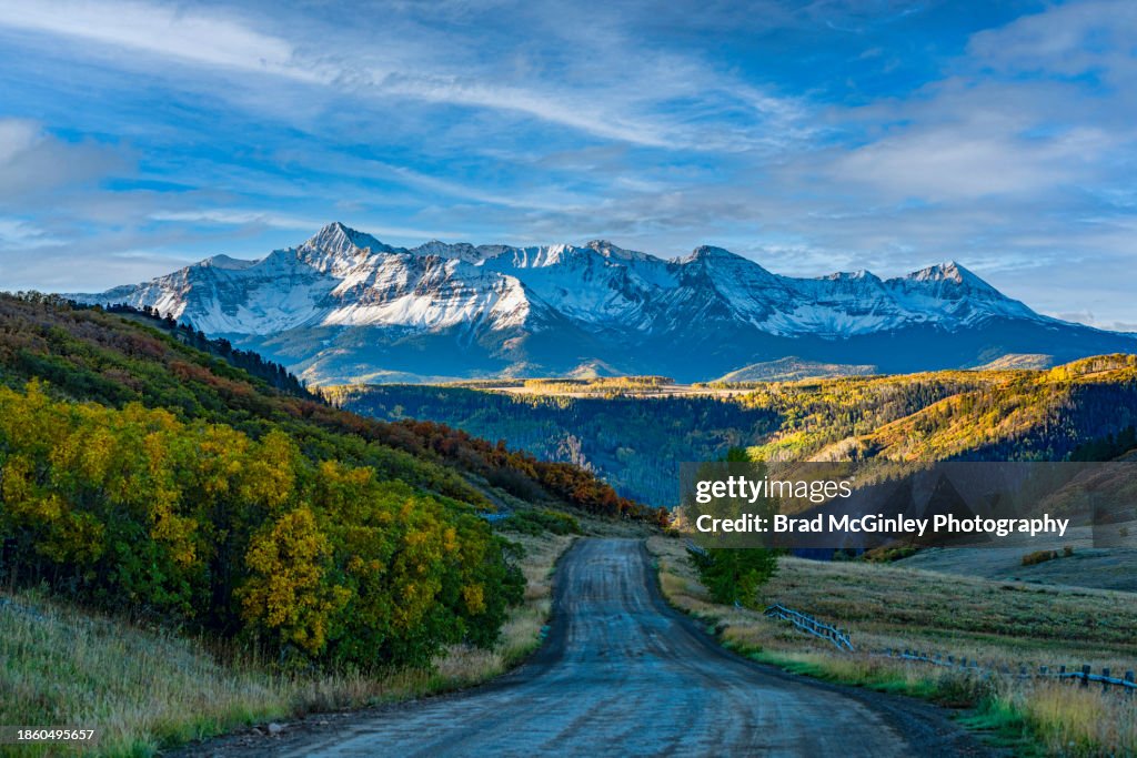 Country Road San Juan mountains