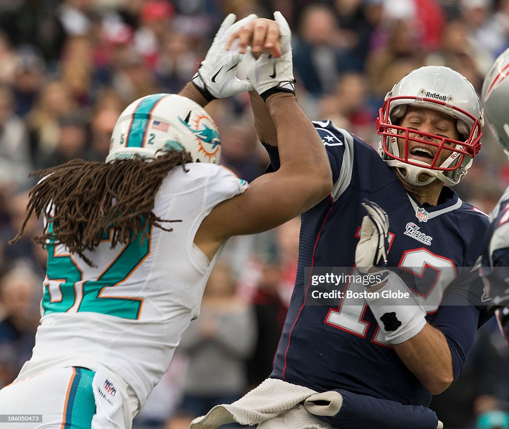 Miami Dolphins Vs. New England Patriots At Gillette Stadium