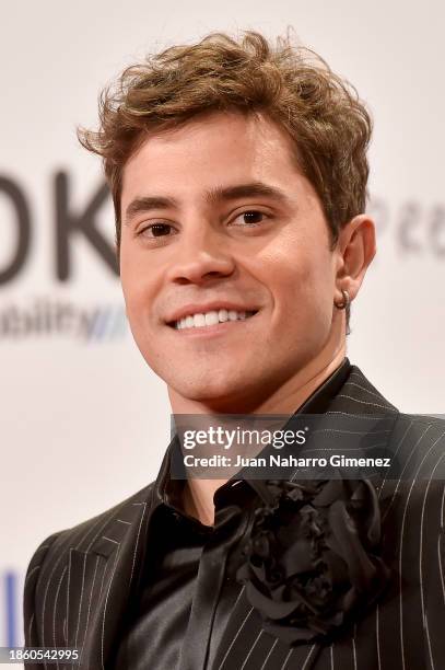 Andre Lamoglia attends the red carpet for the Jose María Forque Awards 2023 at Palacio Municipal de Congresos de Madrid on December 16, 2023 in...