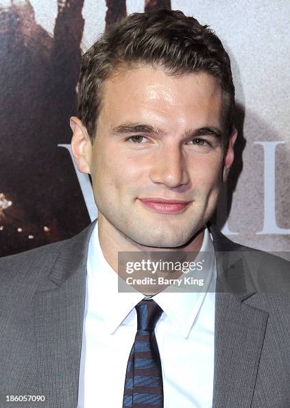 Actor Alex Russell attends the premiere of 'Carrie' on October 7 ...