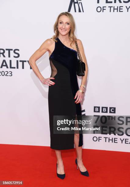 Paula Radcliffe attends the BBC Sports Personality Of The Year 2023 at Dock10 Studios on December 19, 2023 in Manchester, England.