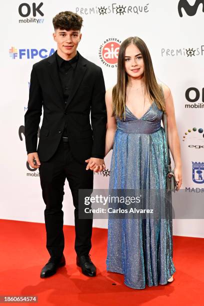 Mafalda Carbonell attends the red carpet for the Jose María Forque Awards 2023 at Palacio Municipal de Congresos de Madrid on December 16, 2023 in...