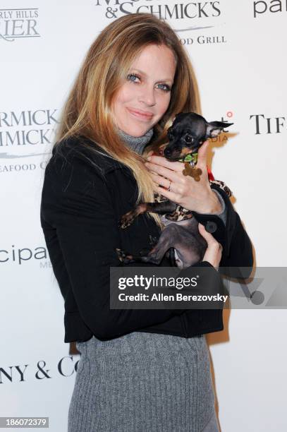 Actress Kristin Bauer van Straten attends the Amanda Foundation's annual "Bow Wow Beverly Hills" Halloween Event at Two Rodeo on October 27, 2013 in...