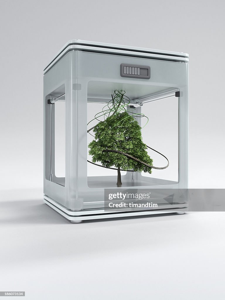 Printedtree 3d Printer Printing A Tree High-Res Stock Photo - Getty Images