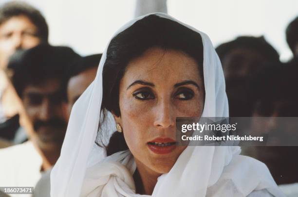 Prime Minister of Pakistan Benazir Bhutto , Islamabad, Pakistan, 1993.