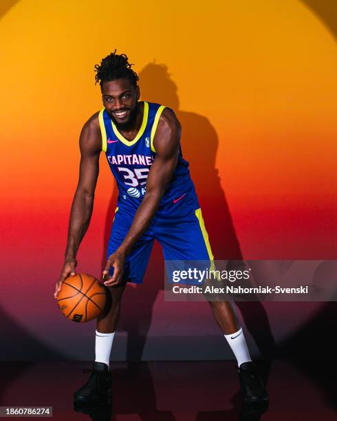 Kenneth Faried of the Mexico City Capitanes poses for a portrait during the 2023 G League Winter Showcase Circuit on December 17, 2023 at the Hyatt...