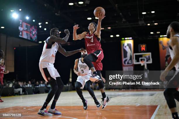 Hampton of the Sioux Falls Skyforce drives to the basket during the game against the Raptors 905 during the 2023 G League Winter Showcase on December...