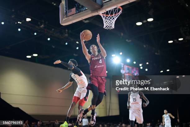 Hampton of the Sioux Falls Skyforce drives to the basket during the game against the Raptors 905 during the 2023 G League Winter Showcase on December...